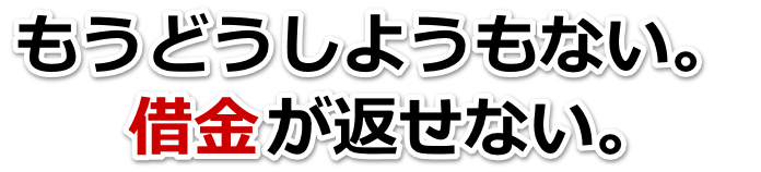 何も考えられない。借金が返せない。掛川市で弁護士や司法書士に無料相談するしかない